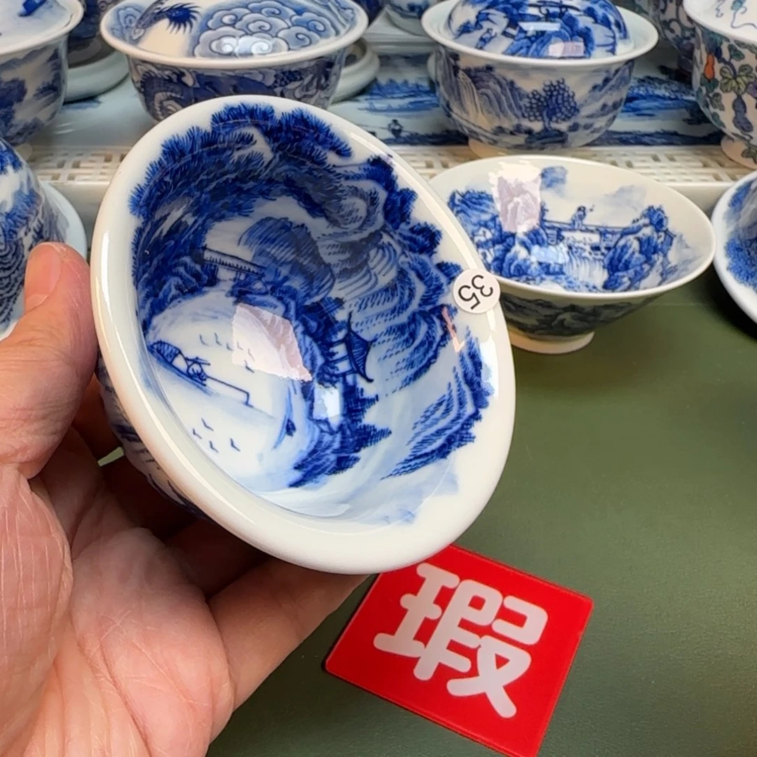 陶抖音闪购纯手工手绘重锡班35