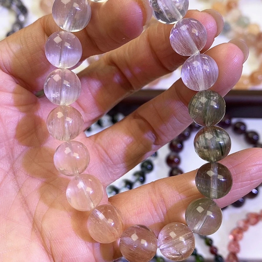 未镶嵌手链水晶兔毛