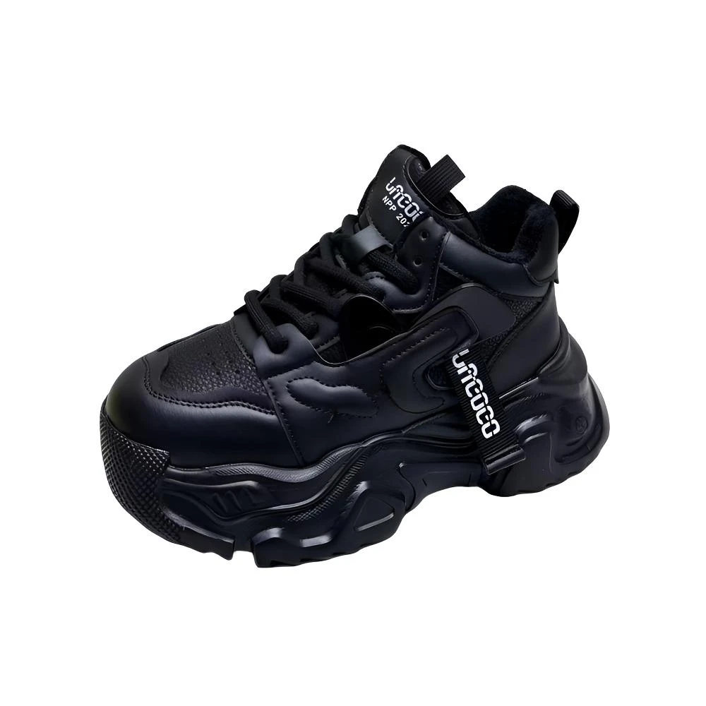 5292-2 20085【内里加绒】真皮厚底老爹鞋 （标准尺码）（王）