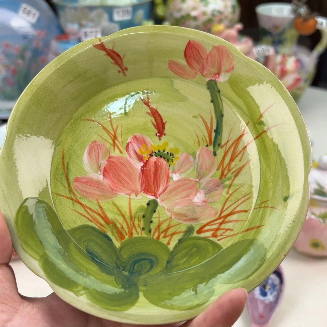 景德镇手绘高温釉下彩陶瓷茶具