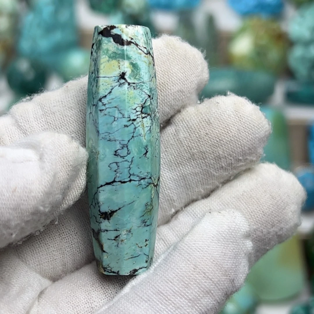 绿松石银S925镶嵌珠宝奇石