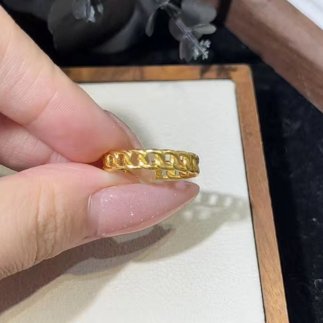 足金精品工艺戒指