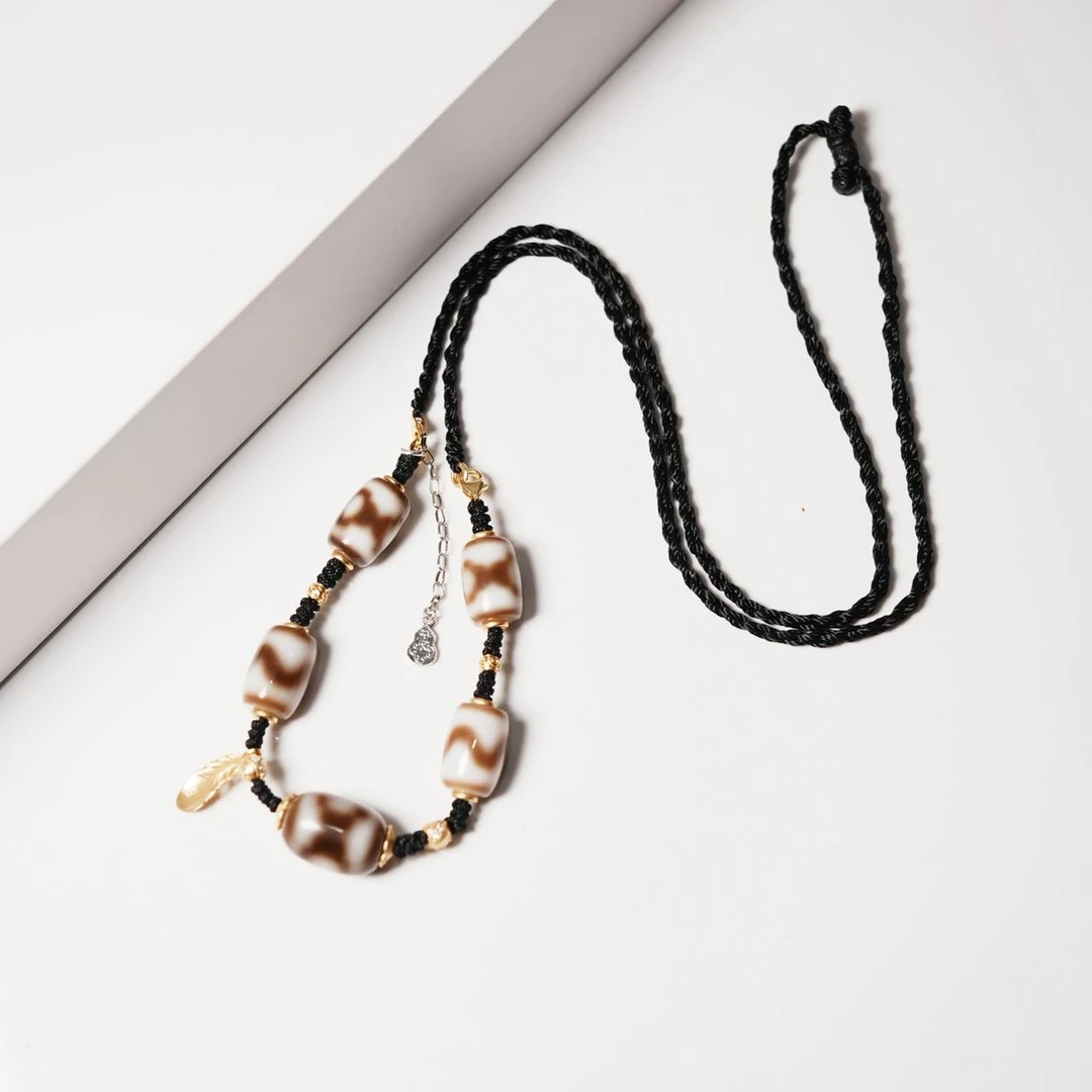 岚宫措|坛城三眼天珠项链L541