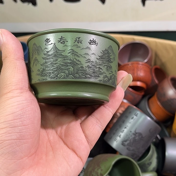 茶杯紫砂全手工紫砂主人杯