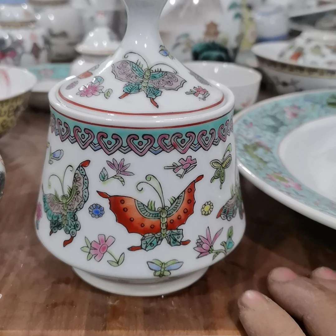 当代瓷器陶瓷工艺品胖*