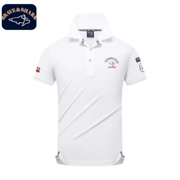【银泰正品】BRAVE&SHARK/勇士鲨鱼短袖POLO衫3439