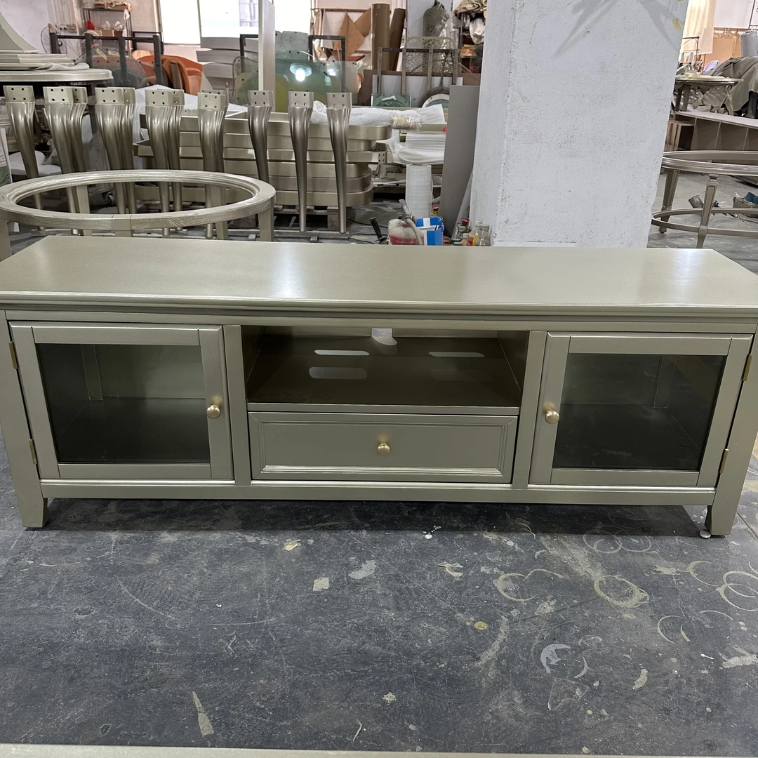 美式轻奢实木客厅家用简约储物电视柜（尺寸1600*440*550）