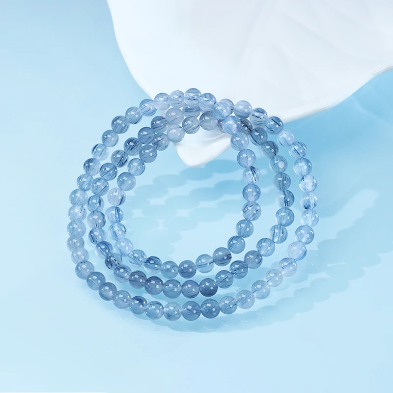 【晶锐珠宝推荐】H10蓝兔毛多圈（多样性发其一）