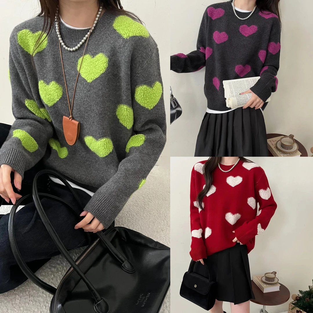 【红姐严选】新款时尚短款毛衣-OY2484175