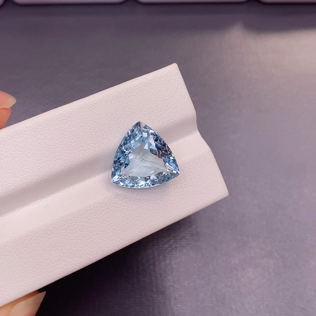 裸石海蓝宝石6.5克拉