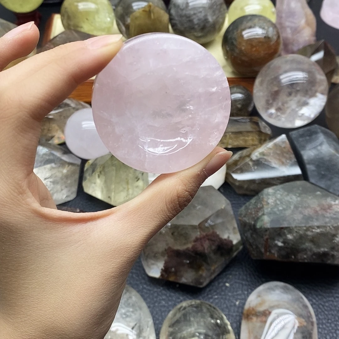 未镶嵌水晶珠宝半成品86水晶石