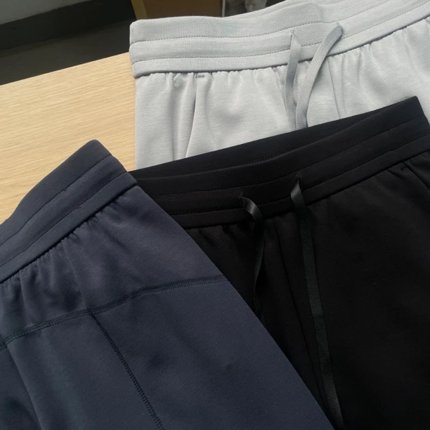 2561网红lu lu春秋新款抽绳宽松休闲运动裤女修身显瘦高腰直筒裤