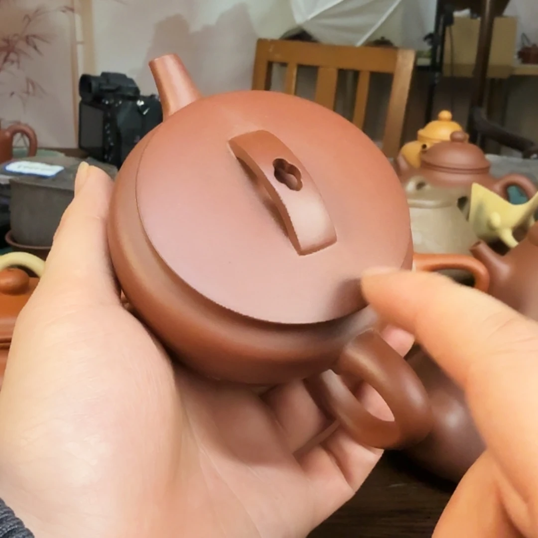 紫砂茶壶健健康康快快乐乐