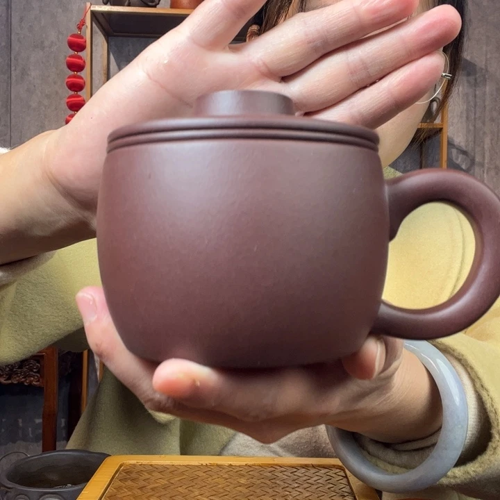 茶杯紫砂原矿紫砂杯