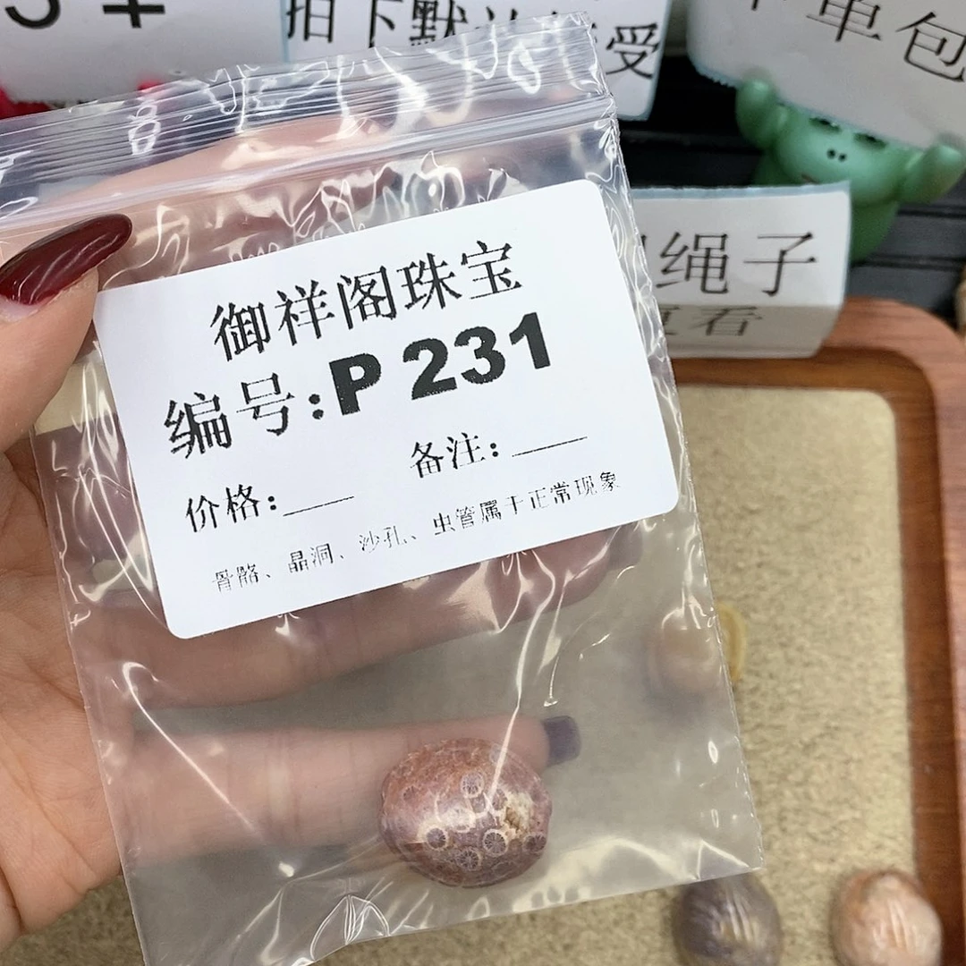 硅化珊瑚（珊瑚玉）P未镶嵌雪*?