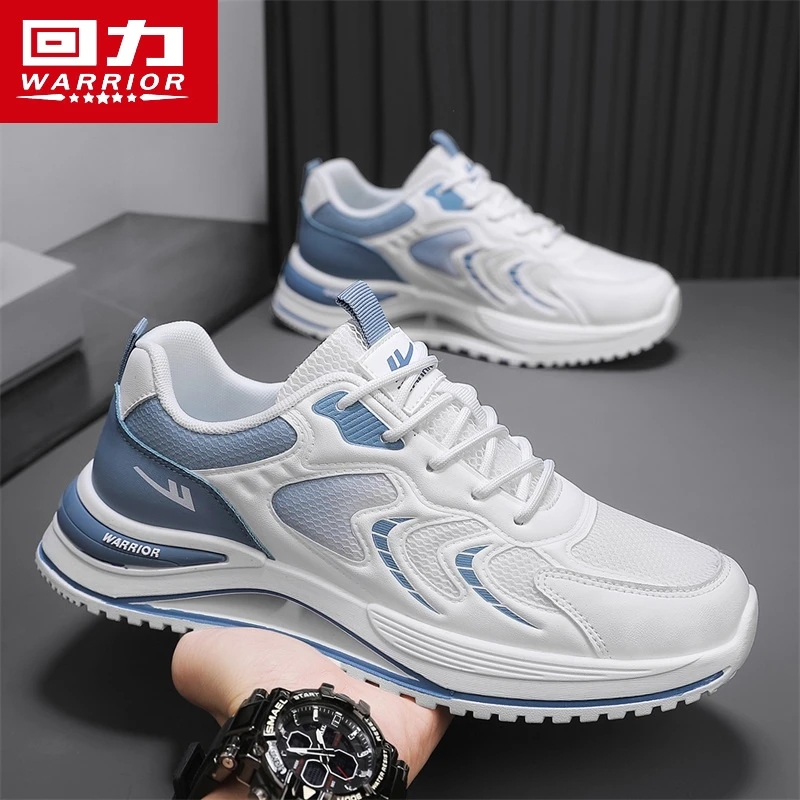 回力男鞋2025冬季新款百搭休闲软底减震运动鞋网面透气防滑跑步鞋