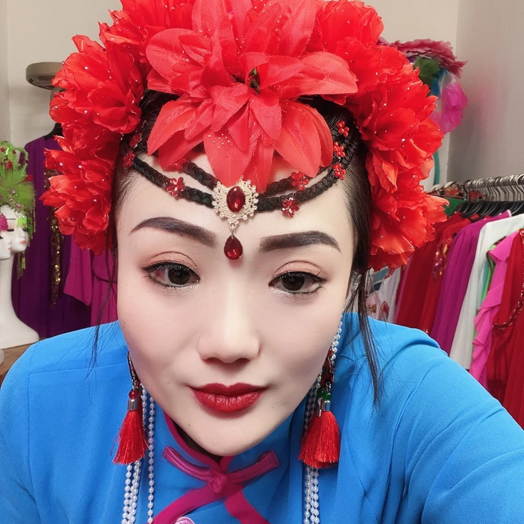 大秧歌头花3件套装