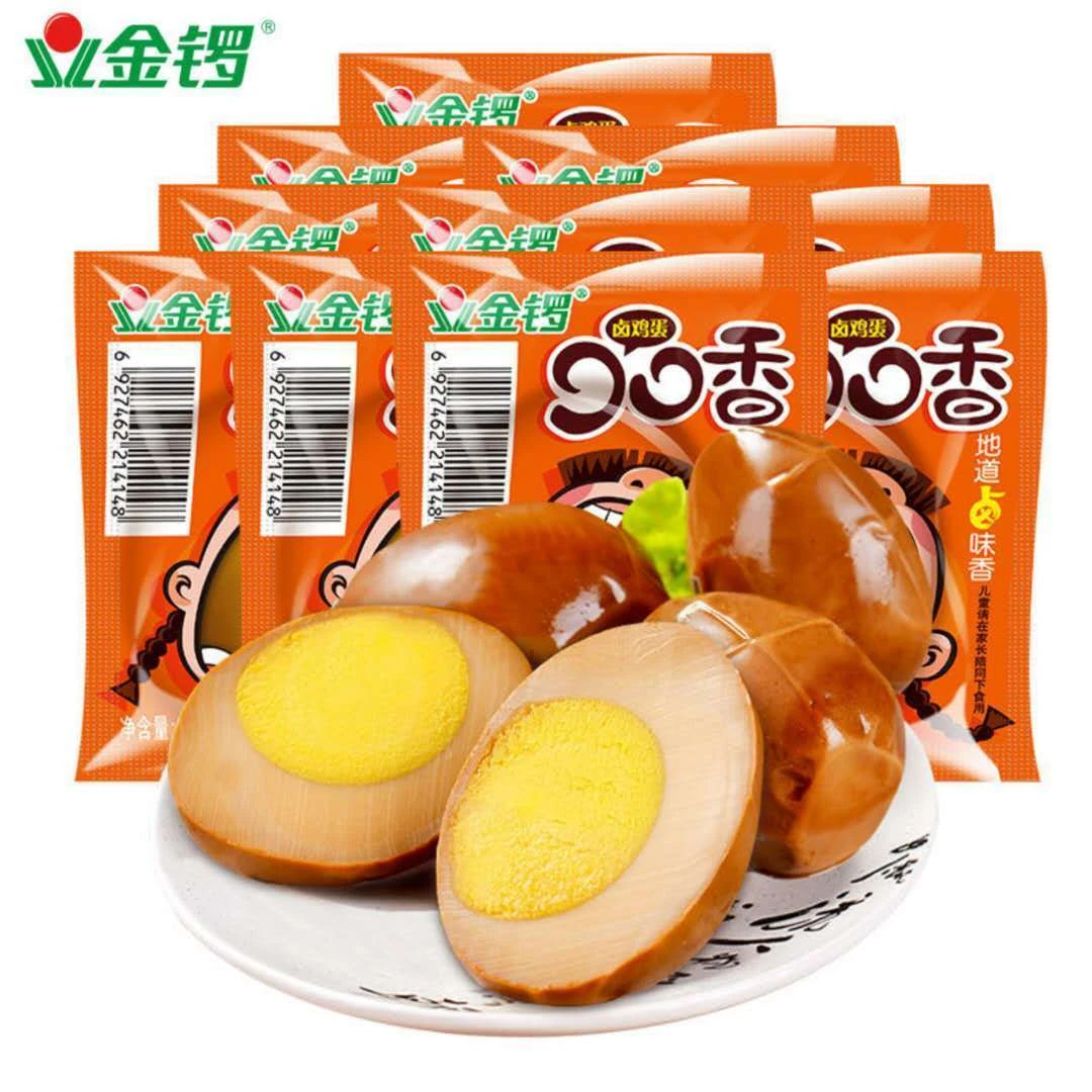 金锣口口香卤蛋即食零食小吃早餐泡面搭档