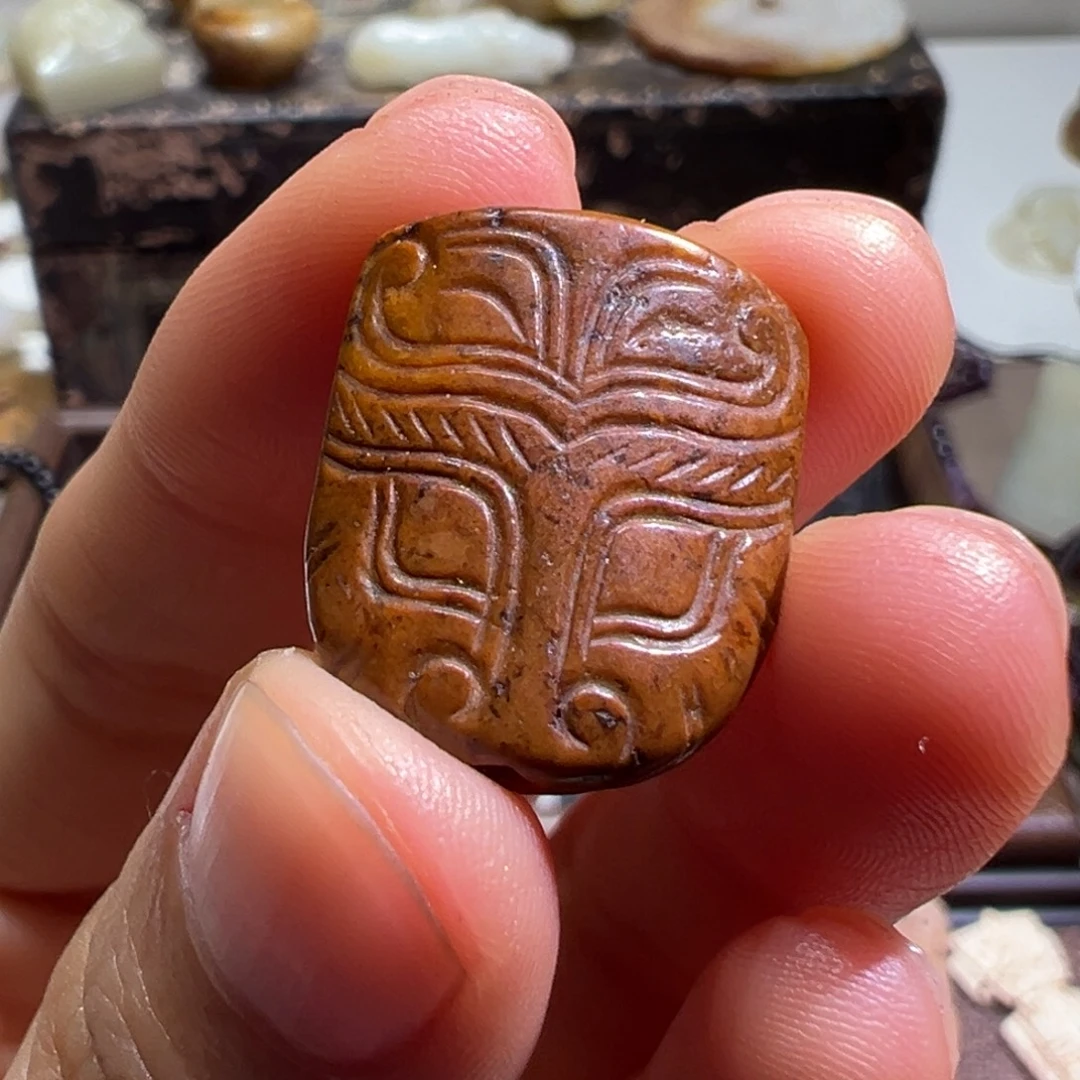 @***人和田玉未镶嵌挂件