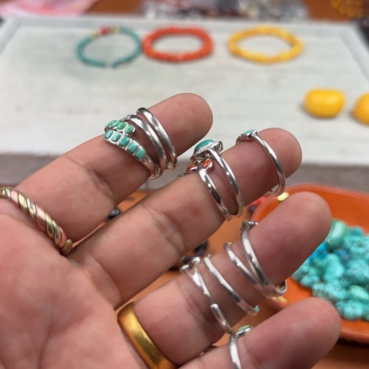 桑杰出品小元素配饰戒指