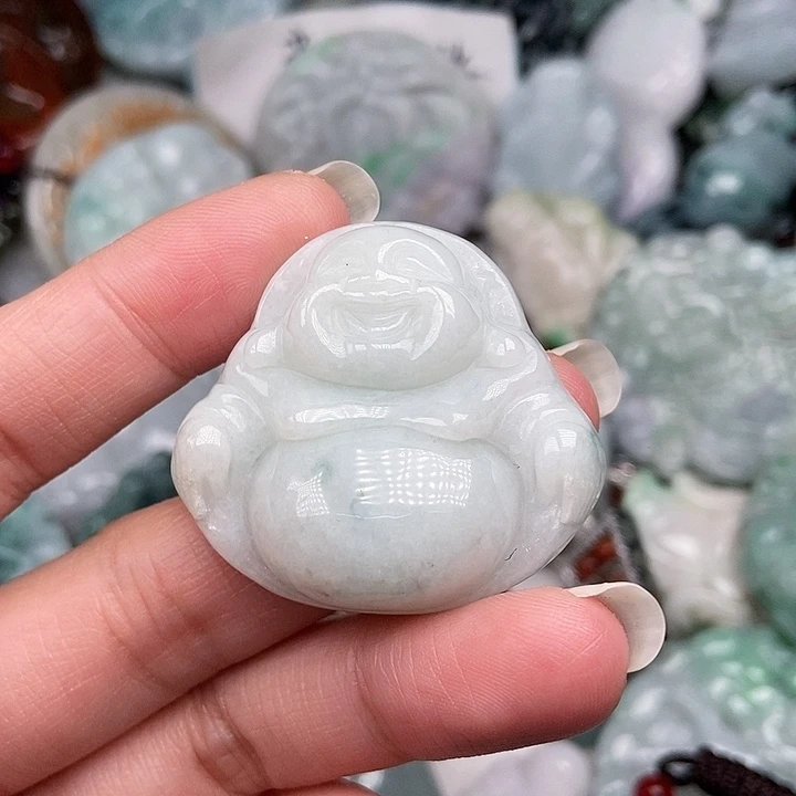 颈饰未镶嵌翡翠冰**梨翡翠