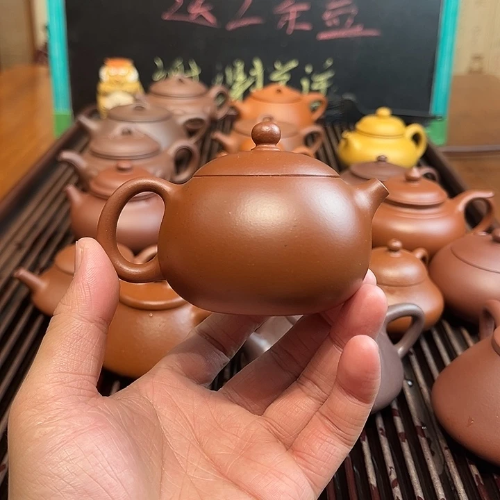 紫砂茶壶黄龙山红皮龙西施精工全手150cc