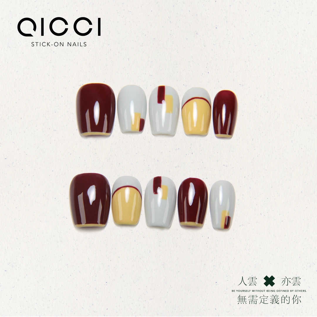 QICCI「遇见蒙德里安」手工晕染手绘油画