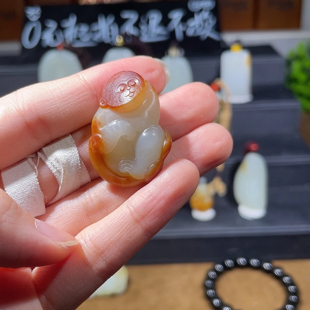 当***ღ颈饰未镶嵌和田玉（白玉）