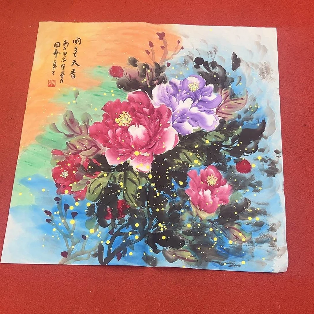 国画手绘作品手绘作品