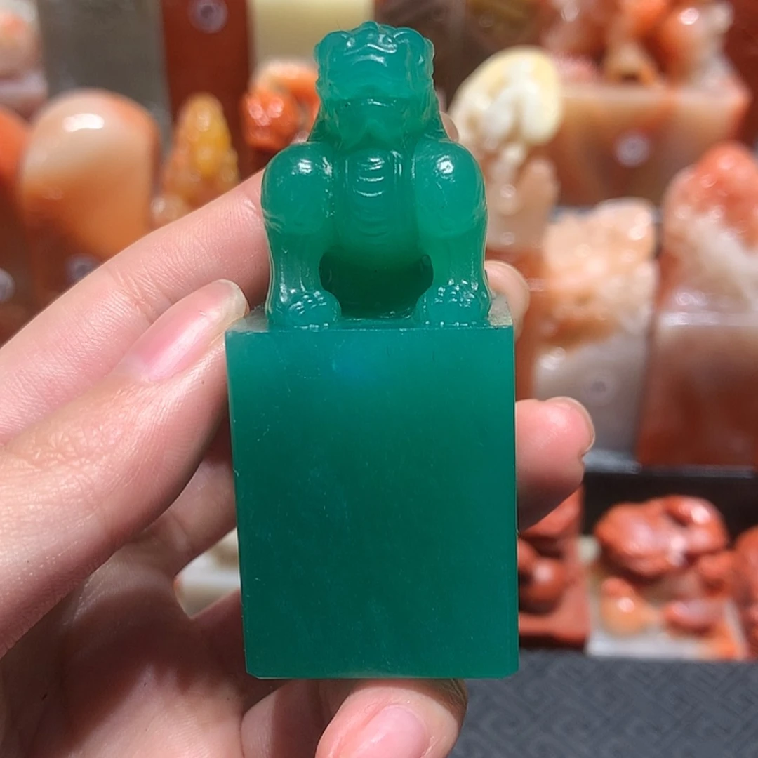 【闪购商品】寿山石海**影缅甸新绿老挝石批发