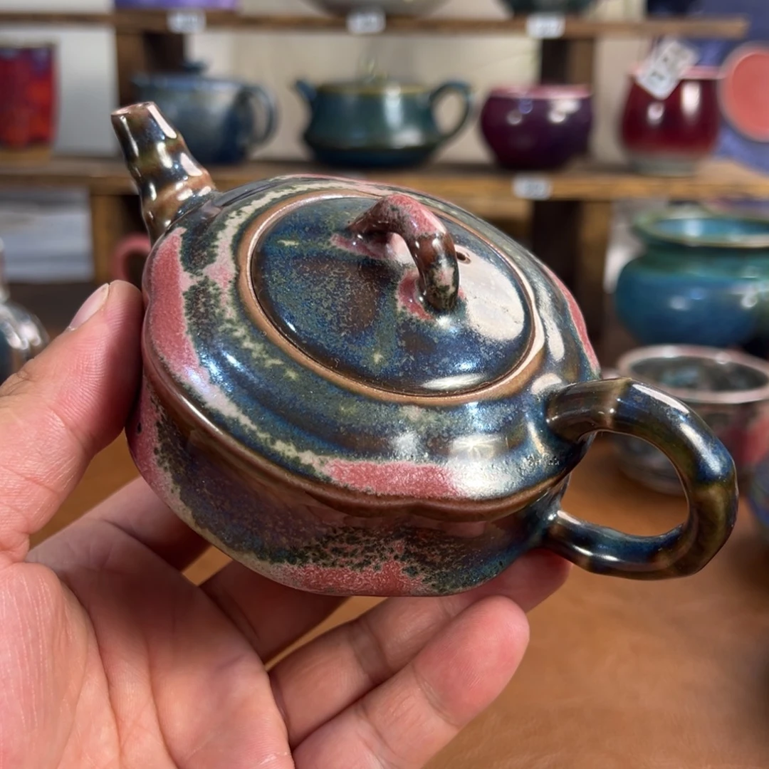 摆件神垕钧瓷原矿高温