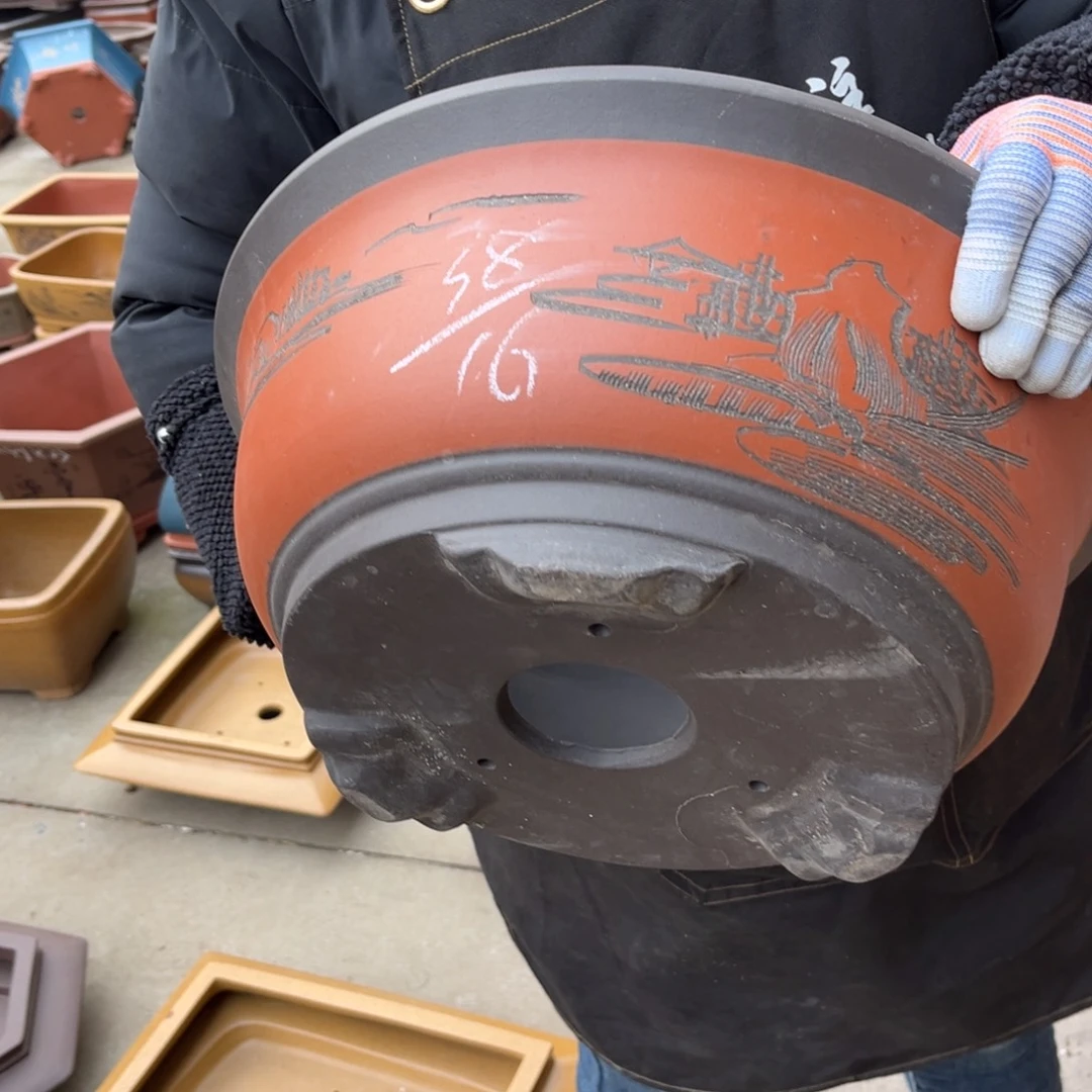 紫砂花盆盆景艺术