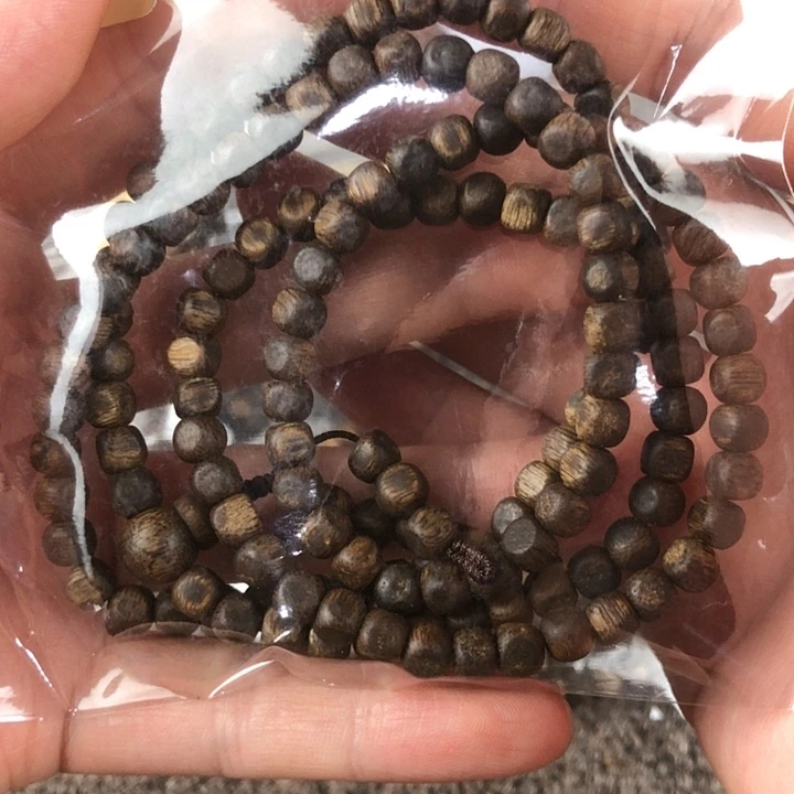 降真香手串/手链树心油虫漏方糖香港多圈