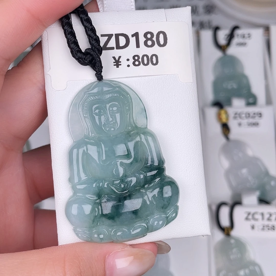 翡翠未镶嵌颈饰zd180