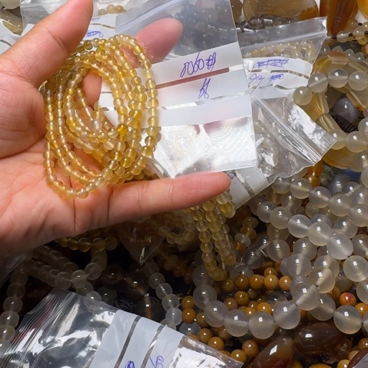 栗***易玛瑙/玉髓颈饰未镶嵌0060