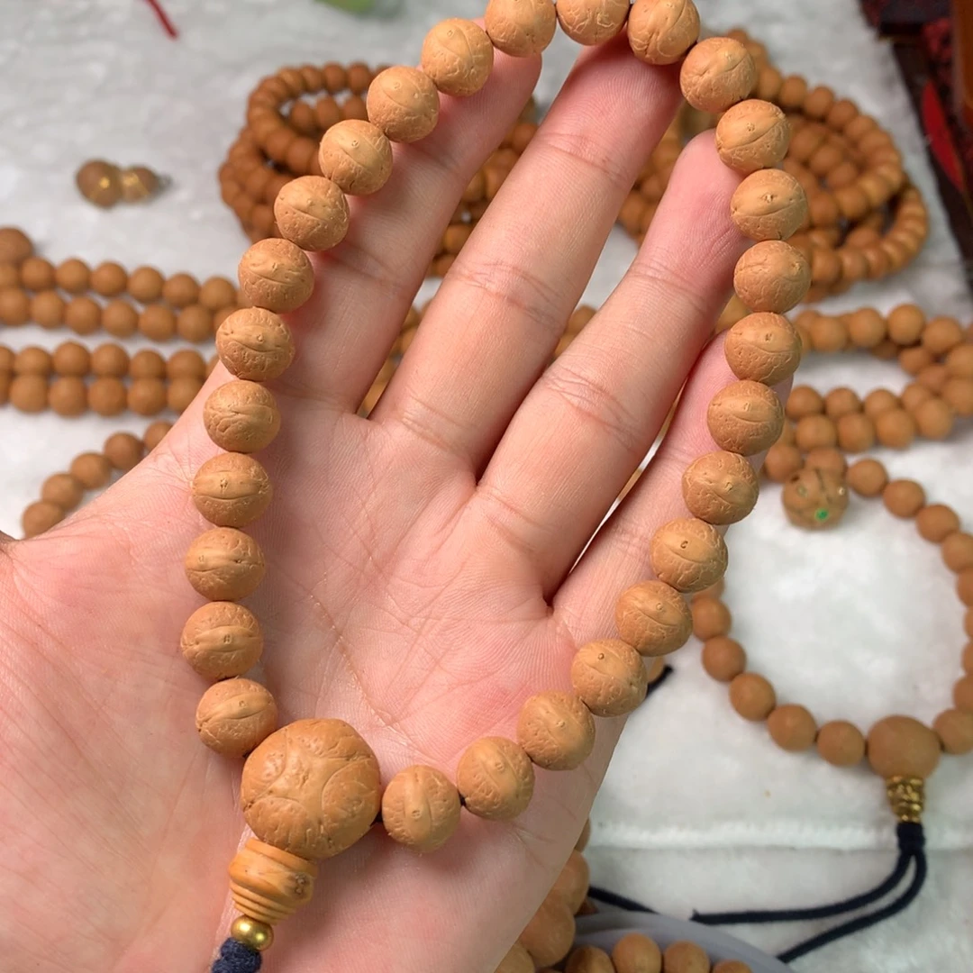 曼***凤眼菩提手串11实心手持