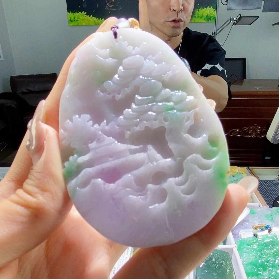颈饰未镶嵌翡翠翡翠