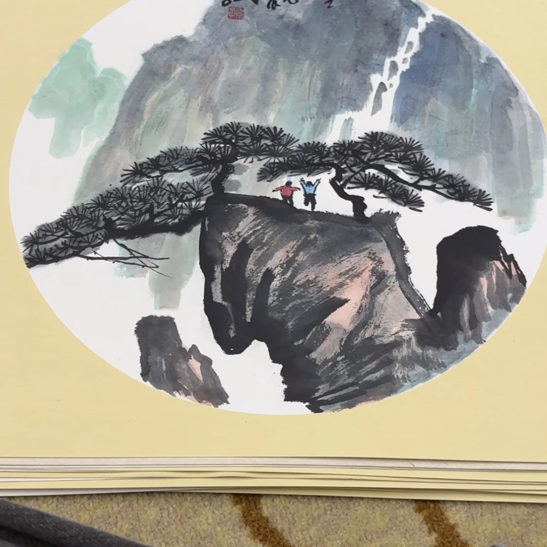 国画38-38卡纸作品艺
