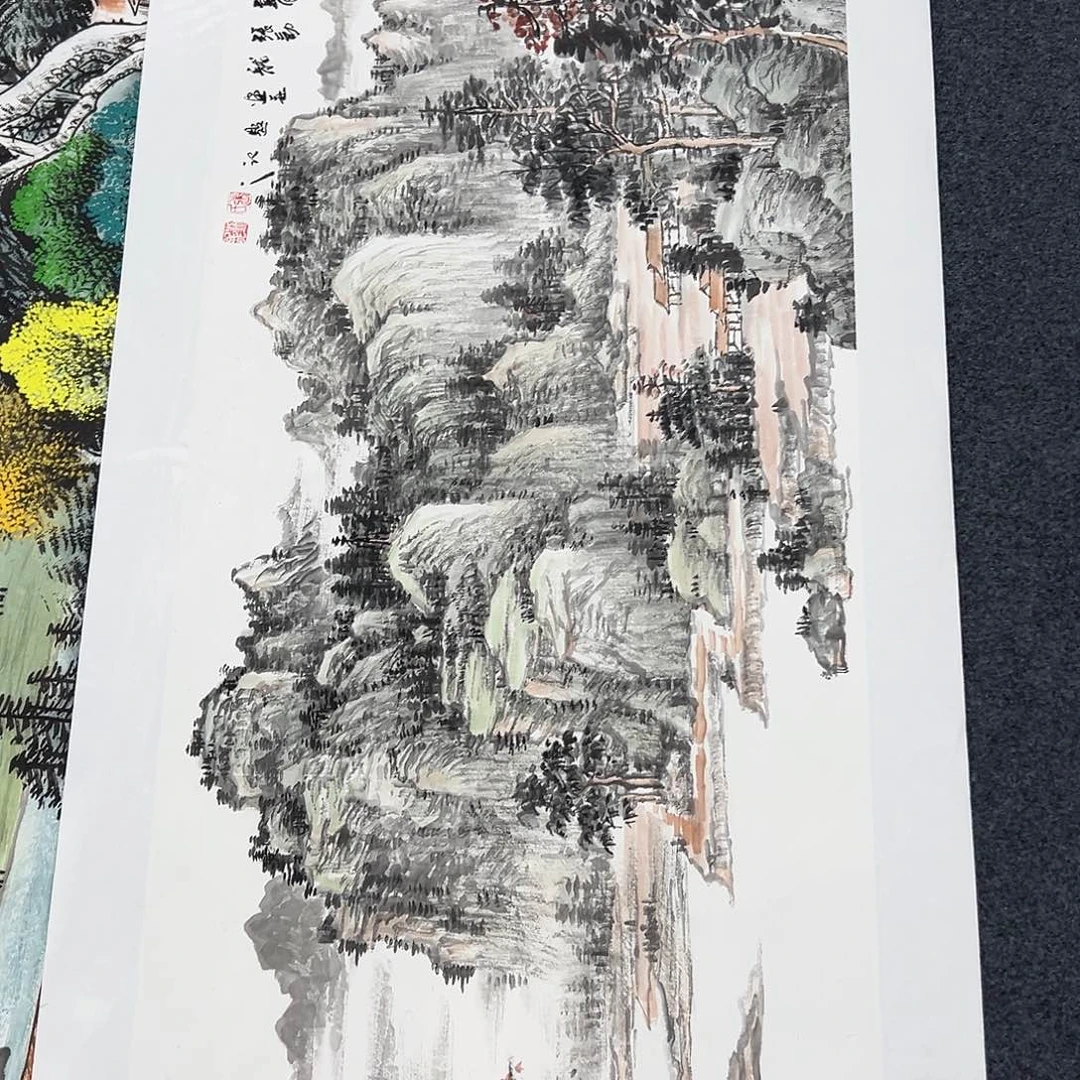 唯***醉国画手绘国画大捡漏啦