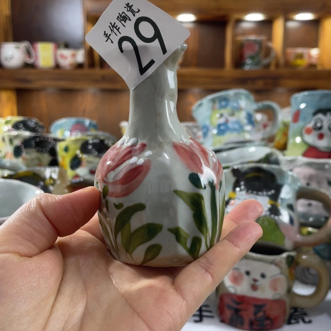 景德镇手工陶瓷花盆