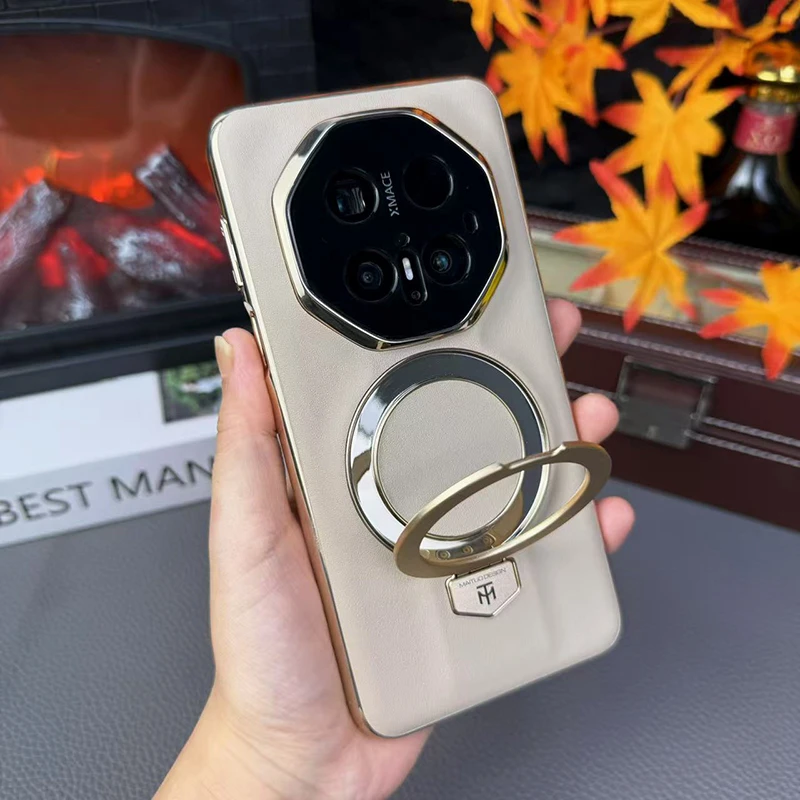 适用华为Mate70rs手机壳新款无线充电全包防摔保护壳商务高级感壳