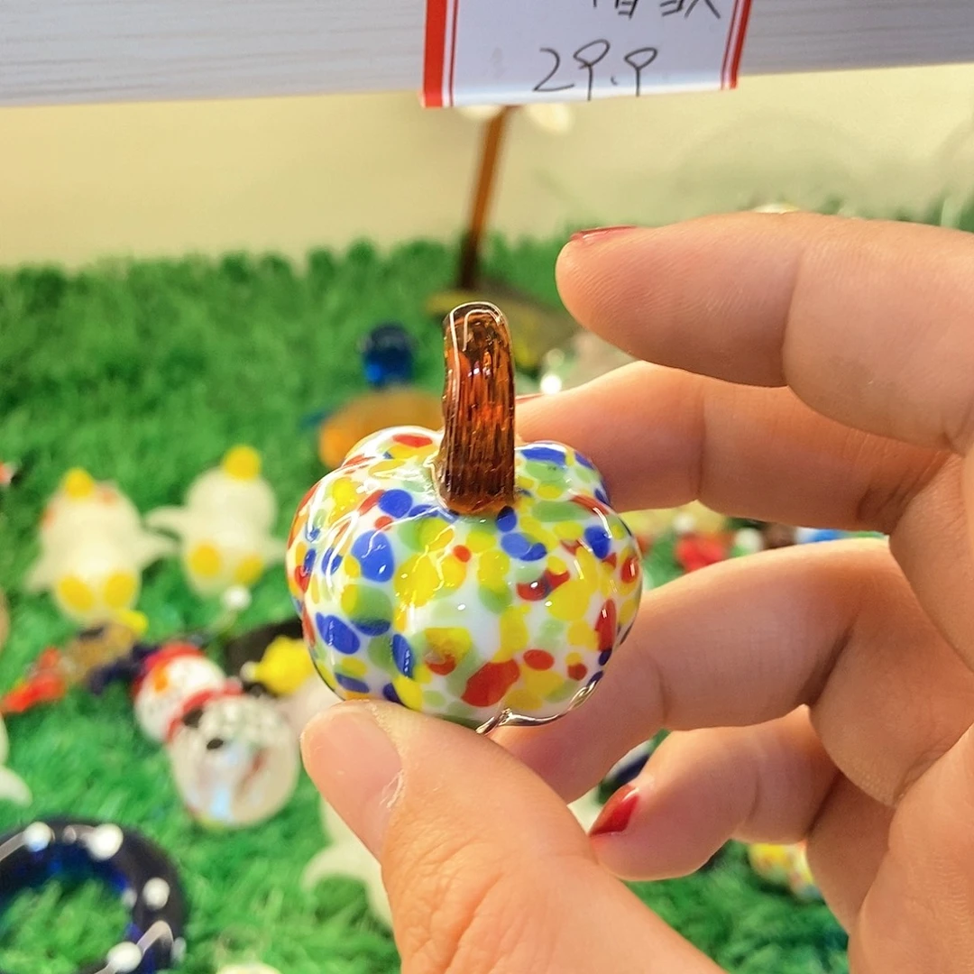 琉璃手工艺品南瓜