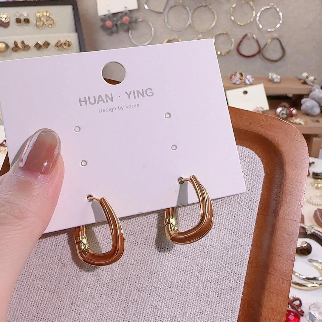 仿珍珠铜合金925银耳圈