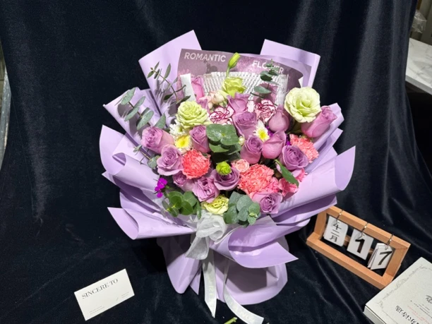 【我“紫”喜欢你】冬日约会见面生日花送女友送闺蜜