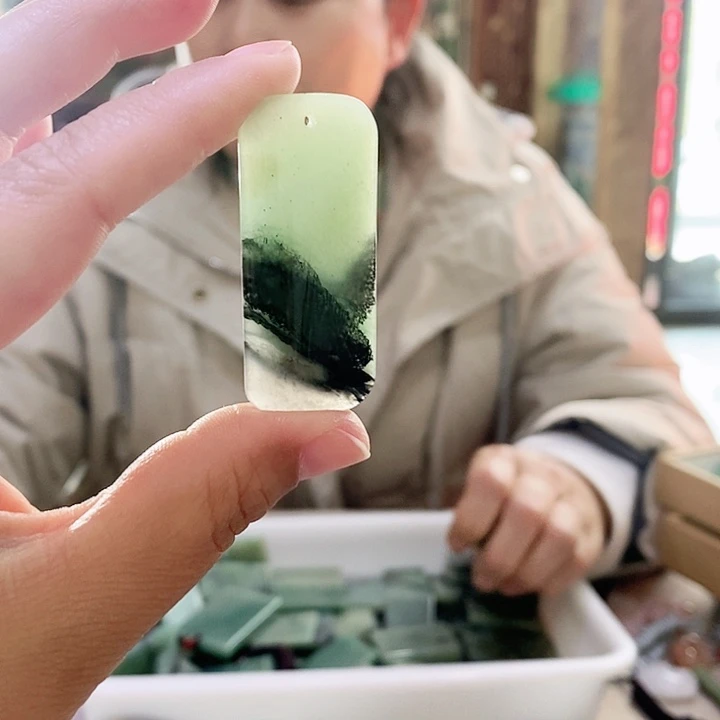 密玉（石英质玉）手链未镶嵌