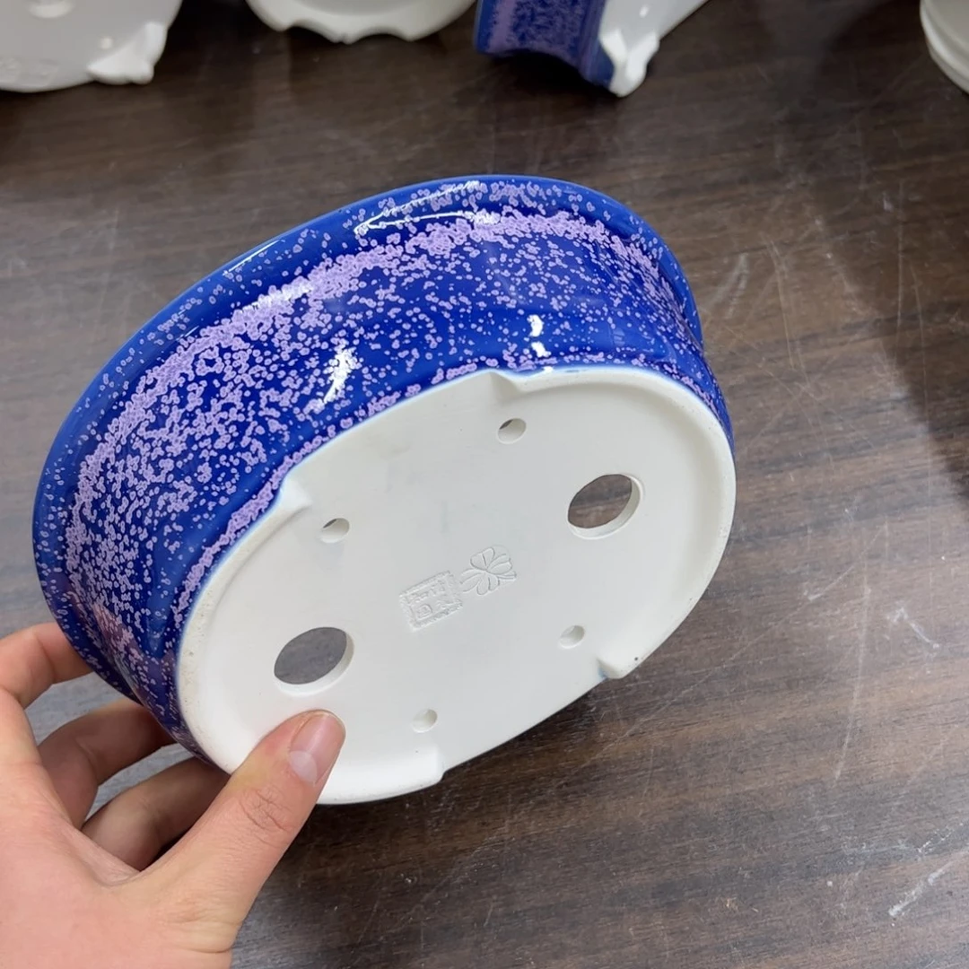 紫砂花盆913号微瑕18/16/5.5cm