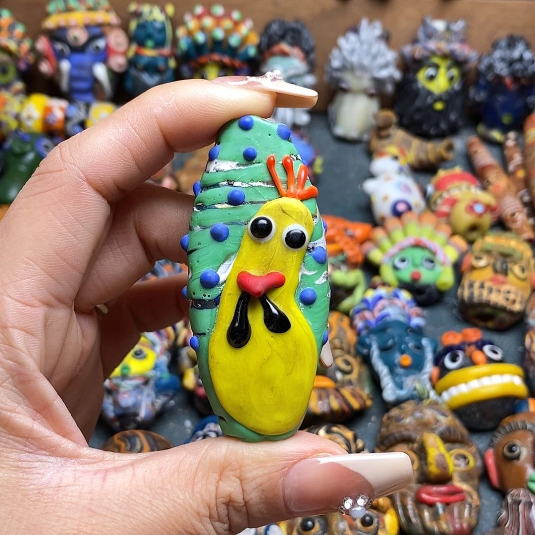 琉璃颈饰印度尼西亚小鸡25