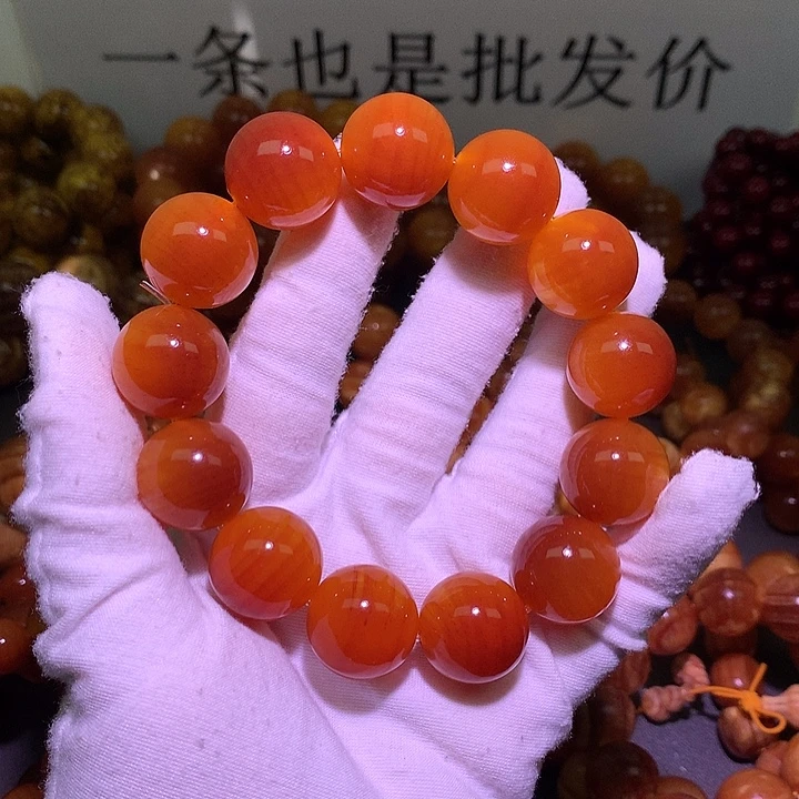 松木（琥珀木）手串/手链1.8 包浆高货