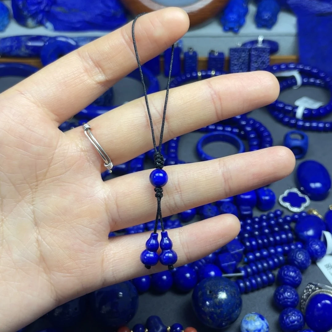 柒***₄青金石未镶嵌挂件