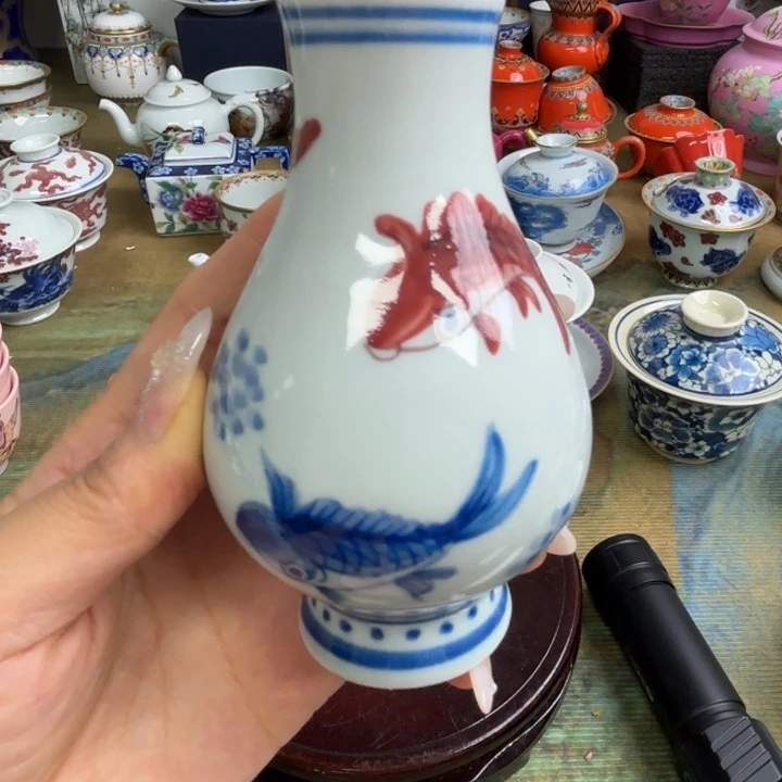 摆件景德镇陶瓷老陶瓷90